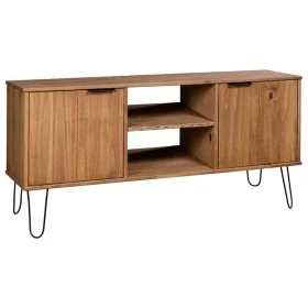Mueble de TV New York madera maciza de pino madera clara by , TV Furniture - Ref: Foro24-321144, Price: 100,78 €, Discount: -5%%