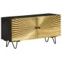 Mueble de TV de madera maciza de mango 90x30x45 cm de , Muebles TV - Ref: Foro24-322681, Precio: 250,02 €, Descuento: -5%%