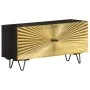 Mueble de TV de madera maciza de mango 90x30x45 cm de , Muebles TV - Ref: Foro24-322681, Precio: 250,02 €, Descuento: -5%%