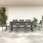 Juego de comedor para jardín 9 piezas acero y textilene negro von , Gartensets - Ref: Foro24-3200733, Preis: 635,94 €, Rabatt...