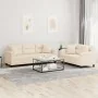 Juego de sofás con cojines 2 piezas tela microfibra beige | Foro24.es | Tu tienda online para hogar, jardín y más Foro24.es