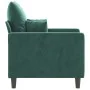 Sillón de terciopelo verde oscuro 60 cm | Foro24.es | Tu tienda online para hogar, jardín y más Foro24.es
