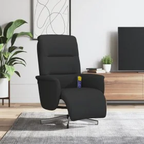 Sillón reclinable de masaje con reposapiés tela negra von , Sessel - Ref: Foro24-356575, Preis: 241,40 €, Rabatt: -5%%