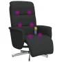 Sillón reclinable de masaje con reposapiés tela negra von , Sessel - Ref: Foro24-356575, Preis: 241,40 €, Rabatt: -5%%