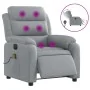 Sillón reclinable de masaje eléctrico tela gris claro von , Sessel - Ref: Foro24-3204968, Preis: 263,05 €, Rabatt: -5%%