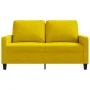 Sofá de 2 plazas terciopelo amarillo 120 cm von , Sofas - Ref: Foro24-359195, Preis: 207,35 €, Rabatt: -5%%