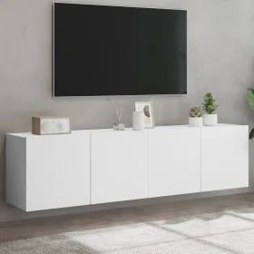 Muebles para TV de pared 2 unidades blanco 80x30x41 cm by , TV Furniture - Ref: Foro24-836953, Price: 94,84 €, Discount: %