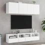 Muebles de TV de pared 5 piezas madera de ingeniería blanco von , TV-Möbel - Ref: Foro24-3216511, Preis: 158,98 €, Rabatt: -5%%