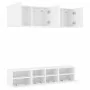 Muebles de TV de pared 5 piezas madera de ingeniería blanco von , TV-Möbel - Ref: Foro24-3216511, Preis: 158,98 €, Rabatt: -5%%