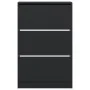 Zapatero de madera de ingeniería negro 80x21x125,5 cm von , Schuhregale und Schuhorganisatoren - Ref: Foro24-839925, Preis: 1...