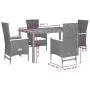 Set de muebles jardín 5 pzas con cojines ratán sintético negro von , Gartensets - Ref: Foro24-3277508, Preis: 679,84 €, Rabat...