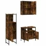 Set de muebles baño 3 pzas madera contrachapada roble ahumado von , Badezimmermöbel - Ref: Foro24-3214757, Preis: 172,16 €, R...