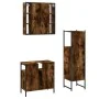 Set de muebles baño 3 pzas madera contrachapada roble ahumado von , Badezimmermöbel - Ref: Foro24-3214757, Preis: 172,16 €, R...