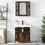 Set de muebles baño 2 pzas madera contrachapada roble ahumado von , Badezimmermöbel - Ref: Foro24-3214717, Preis: 113,63 €, R...