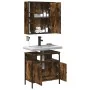 Set de muebles baño 2 pzas madera contrachapada roble ahumado von , Badezimmermöbel - Ref: Foro24-3214717, Preis: 113,63 €, R...