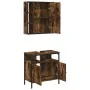 Set de muebles baño 2 pzas madera contrachapada roble ahumado von , Badezimmermöbel - Ref: Foro24-3214717, Preis: 113,63 €, R...