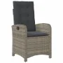 Set comedor jardín 9 pzas y cojines ratán sintético gris von , Gartensets - Ref: Foro24-3212369, Preis: 1,00 €, Rabatt: -5%%