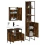 Set de muebles baño 3 pzas madera contrachapada roble ahumado by , Bathroom furniture - Ref: Foro24-3214797, Price: 163,82 €,...