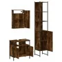 Set de muebles baño 3 pzas madera contrachapada roble ahumado by , Bathroom furniture - Ref: Foro24-3214797, Price: 163,82 €,...