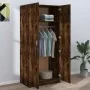 Armario madera contrachapada color roble ahumado 80x52x180 cm von , Kleiderschränke - Ref: Foro24-815351, Preis: 208,20 €, Ra...