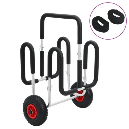 Carrito SUP para 2 tablas de surf 90 kg aluminio by , Boat Trailers - Ref: Foro24-94877, Price: 118,66 €, Discount: -5%%