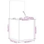 Caja de almacenaje madera ingeniería roble Sonoma 40x42x46 cm by , Storage trunks - Ref: Foro24-840648, Price: 49,95 €, Disco...