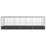 Pajarera con extensión de acero color plateado 725x307x212 cm by , Feet and bird cages - Ref: Foro24-3214278, Price: 1,00 €, ...