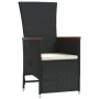 Set de comedor jardín 11 pzas con cojines ratán sintético negro von , Gartensets - Ref: Foro24-3277529, Preis: 1,00 €, Rabatt...