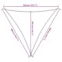 Toldo de vela triangular HDPE arena 160 g/m² 3,6x3,6x3,6 m | Foro24.es | Tu tienda online para hogar, jardín y más Foro24.es