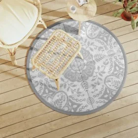 Alfombra de exterior ARAKIL gris claro Ø120 cm PP von , Outdoor-Protektoren - Ref: Foro24-368494, Preis: 22,53 €, Rabatt: -5%%