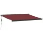 Toldo retráctil automático burdeos 400x300 cm by , Awnings - Ref: Foro24-3215330, Price: 787,43 €, Discount: -5%%