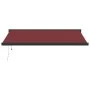 Toldo retráctil automático burdeos 400x300 cm by , Awnings - Ref: Foro24-3215330, Price: 787,43 €, Discount: -5%%