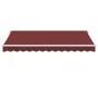 Toldo retráctil manual color burdeos 350x250 cm by , Awnings - Ref: Foro24-3215294, Price: 239,10 €, Discount: -5%%