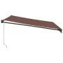 Toldo retráctil manual marrón 400x300 cm von , Markisen - Ref: Foro24-3215705, Preis: 300,72 €, Rabatt: -5%%