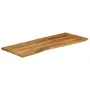Tablero de mesa borde natural madera maciza mango 140x60x2,5 cm de , Tableros para mesas - Ref: Foro24-370769, Precio: 95,67 ...