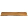 Tablero de mesa borde natural madera maciza mango 140x60x2,5 cm de , Tableros para mesas - Ref: Foro24-370769, Precio: 95,67 ...