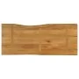 Tablero de mesa borde natural madera maciza mango 140x60x2,5 cm de , Tableros para mesas - Ref: Foro24-370769, Precio: 95,67 ...