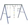 Juego de columpios de exterior con trapecio y escalera von , Schaukeln und Spielgeräte - Ref: Foro24-3283594, Preis: 157,99 €...