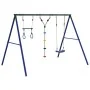 Juego de columpios de exterior con trapecio y escalera von , Schaukeln und Spielgeräte - Ref: Foro24-3283594, Preis: 157,99 €...