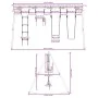 Set de columpios de exterior con columpios, trapecio y escalera von , Schaukeln und Spielgeräte - Ref: Foro24-3283625, Preis:...