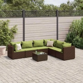 Comprar Set muebles de jardín 7 piezas y cojines