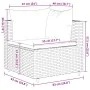 Set muebles de jardín 7 piezas y cojines ratán sintético marrón by , Garden sets - Ref: Foro24-3308150, Price: 545,72 €, Disc...
