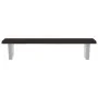 Estante de lavabo de pared de acero y madera maciza de roble de , Tocadores de baño - Ref: Foro24-3302586, Precio: 69,85 €, D...