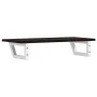 Estante de lavabo de pared de acero y madera maciza de roble de , Tocadores de baño - Ref: Foro24-3302586, Precio: 69,85 €, D...