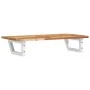 Estante de lavabo de pared acero y madera maciza de acacia by , bathroom vanities - Ref: Foro24-3302718, Price: 73,18 €, Disc...
