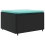 Set de muebles de jardín 5 pzas y cojines ratán sintético negro von , Gartensets - Ref: Foro24-3308060, Preis: 346,75 €, Raba...