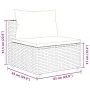 Set de muebles de jardín 5 pzas y cojines ratán sintético negro von , Gartensets - Ref: Foro24-3308060, Preis: 346,75 €, Raba...