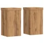 Soportes de plantas 2 uds madera roble artisian 10x10x18 cm | Foro24.es | Tu tienda online para hogar, jardín y más Foro24.es