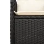 Set de mesa y sillas de jardín 7 pzas y cojines ratán PE negro | Foro24.es | Tu tienda online para hogar, jardín y más Foro24.es