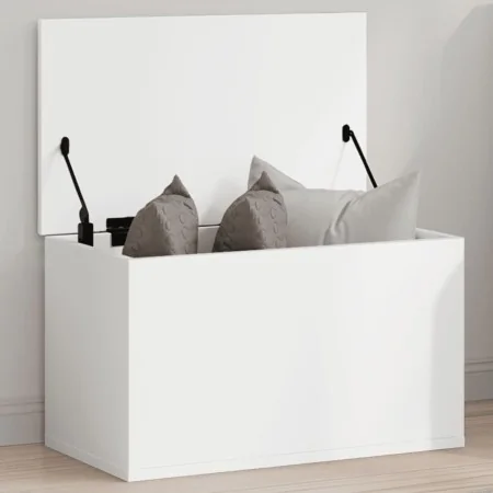 Caja de almacenaje madera de ingeniería blanco 60x35x35 cm by , Storage trunks - Ref: Foro24-840674, Price: 58,78 €, Discount...